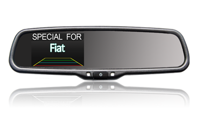 3.5 inch rearview mirror monitor For FIAT,AK-035LA33